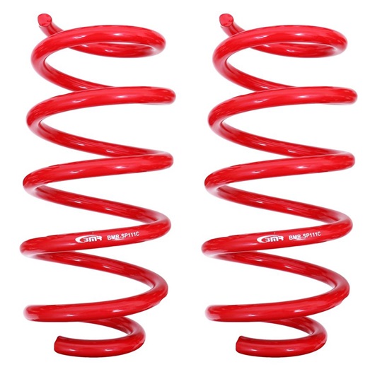 BMR Red Front Lowering Springs 08-23 Dodge Challenger V8 RWD